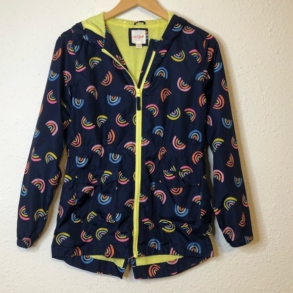 3/$25 🙌🏼 Cat & Jack Rainbow Print Long Jacket with Armpit Hole XL (14-16) - Picture 4 of 6